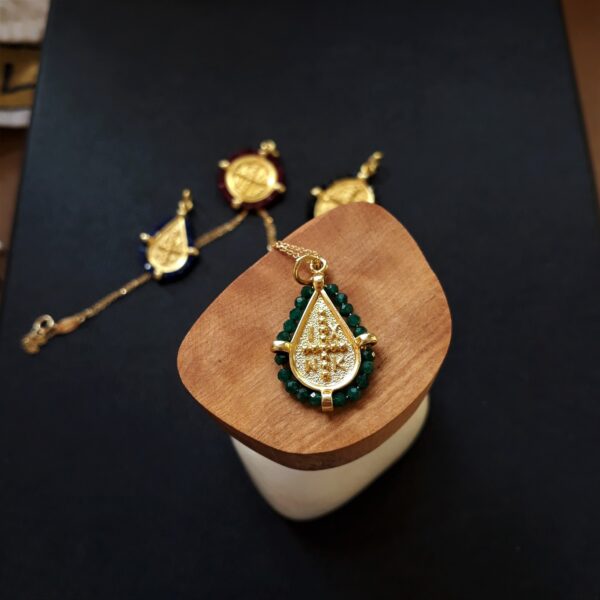 Byzantium pendant – gold 14k- ”Constantinato” – IC XC NI KA – No152/160 – No153/168