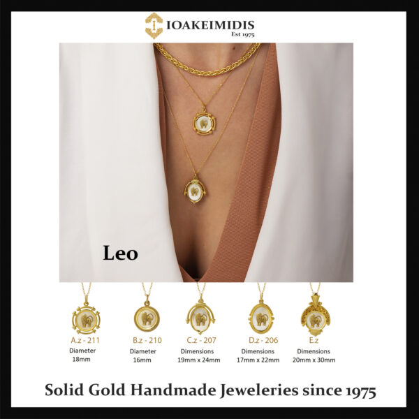 Leo signs Gold pendants