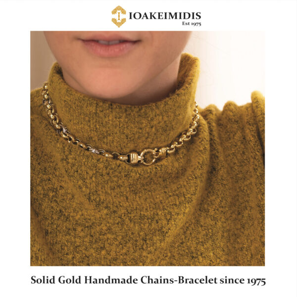 Belcher / Rolo  Handmade Chain-Bracelet