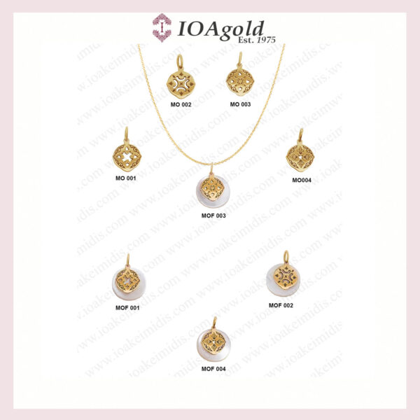 Oriental Gold pendants