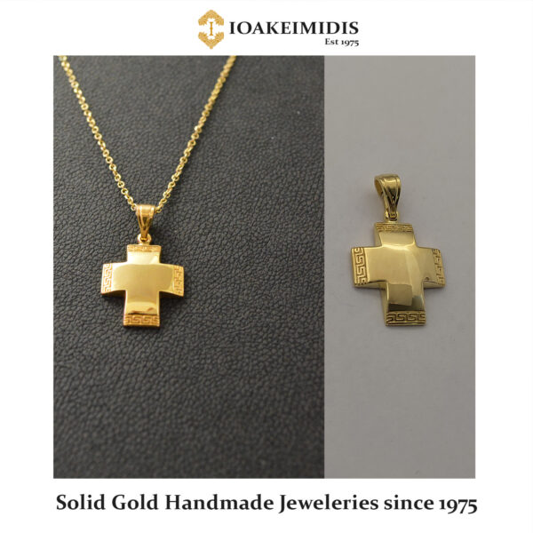 Cross made by Solid gold s.4