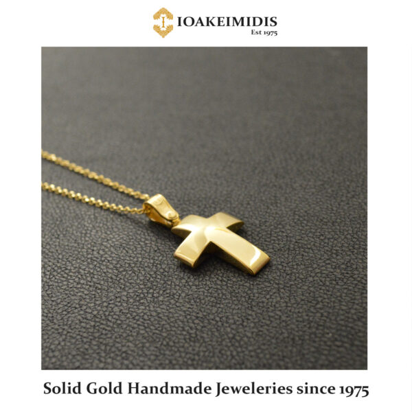 Cross made by Solid gold s.6