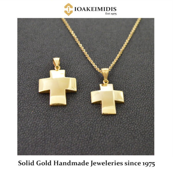 Cross made by Solid gold s.8