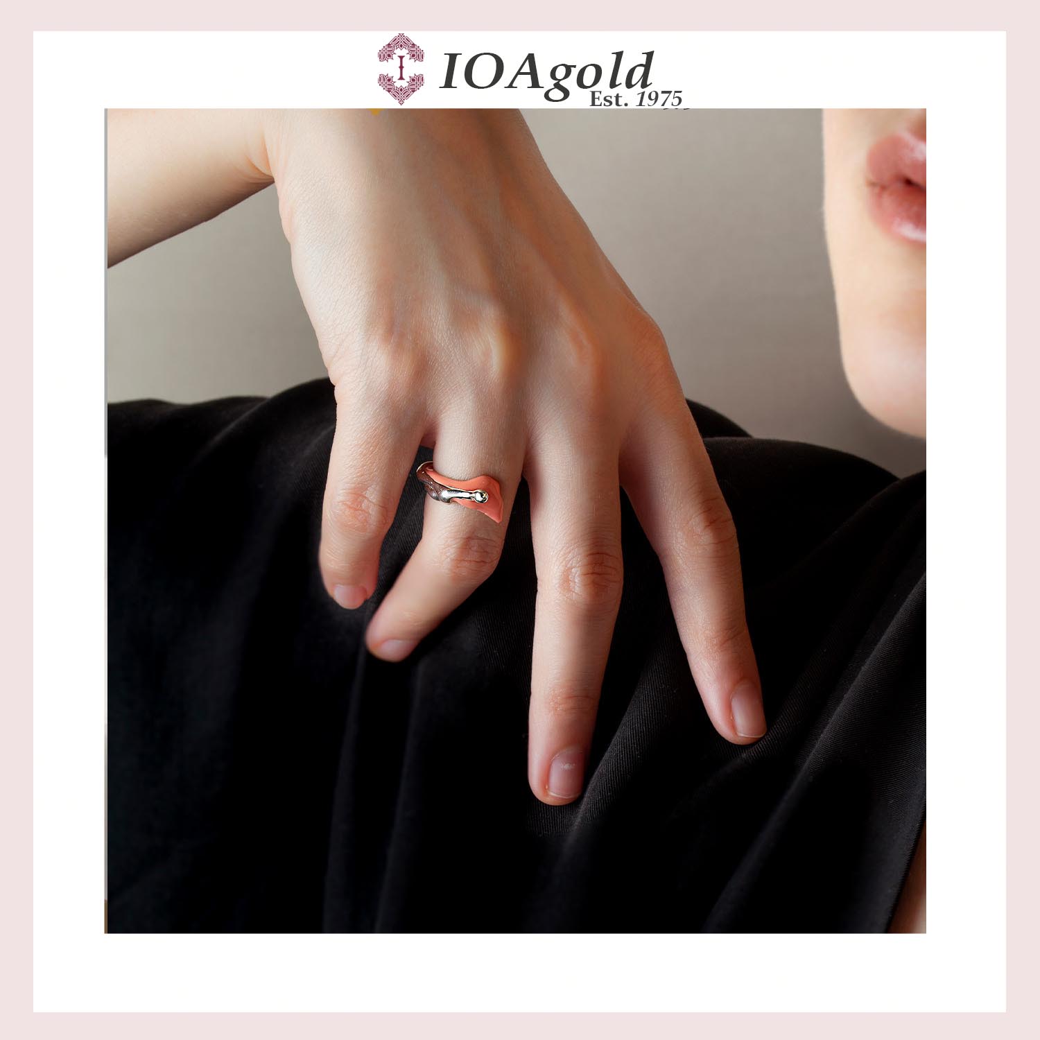 ring angel enamel somon