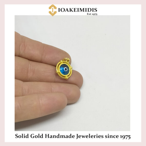 Good Luck ”Mati” Evil Eye gold pendant – 110