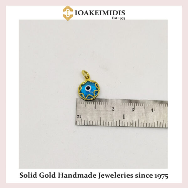 Good Luck ”Mati” Evil Eye gold pendant – 90