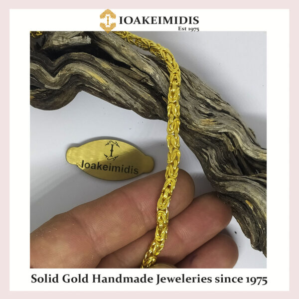 Byzantine No 166  Bracelet  14k solid gold