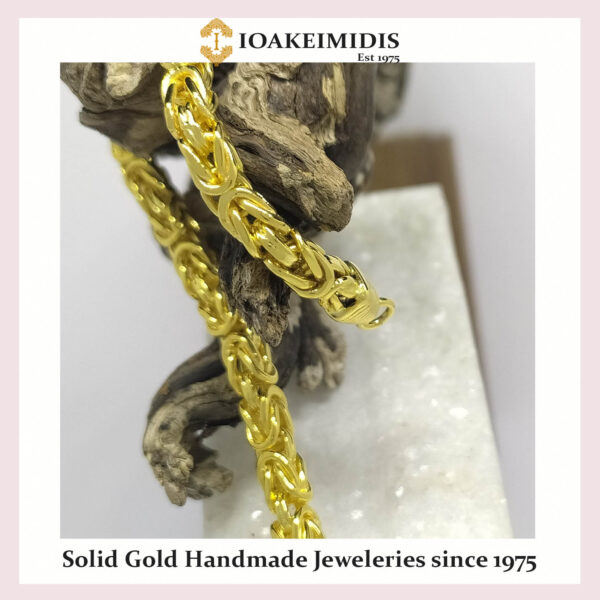 Byzantine No 166  Bracelet  14k solid gold