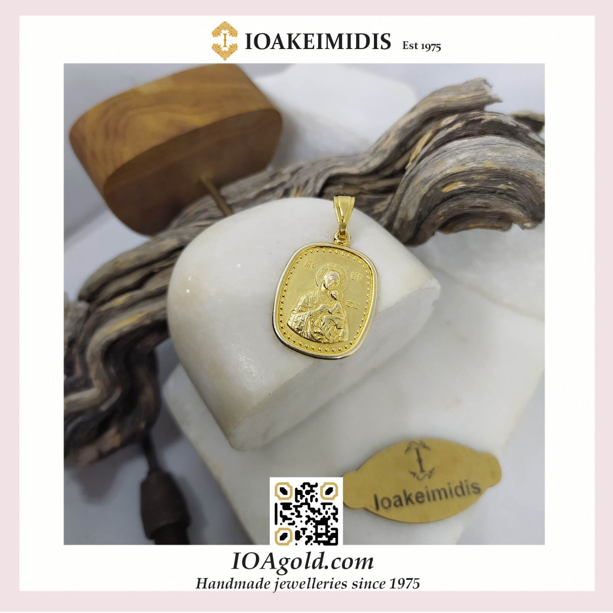 Mother of God Pendant- Θεοτόκος-Παναγία