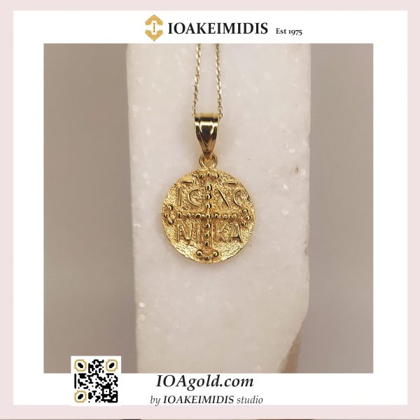 Christian Byzantium Pendant ”Constantinato” – gold 14k -sku193