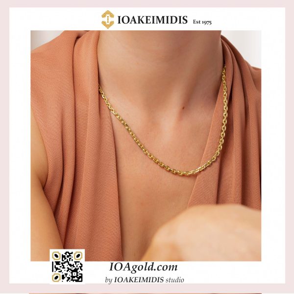 Vintage Classic solid gold chain handmade – No171