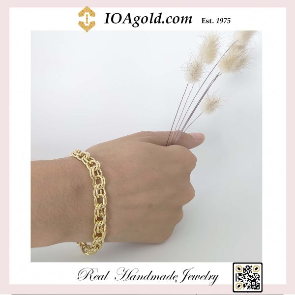 Garibaldi gold bracelet with Diamonds -S.135 small
