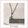 F16 -archangellos silver pendant -matte oxidized