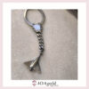 F16 key holder silver matte oxidized b F16 key holder silver matte oxidized b
