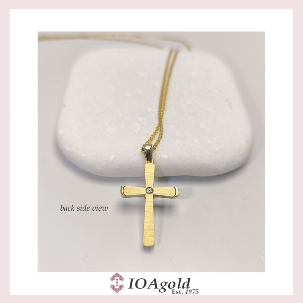 Gold cross 14k – Rou1-yg14