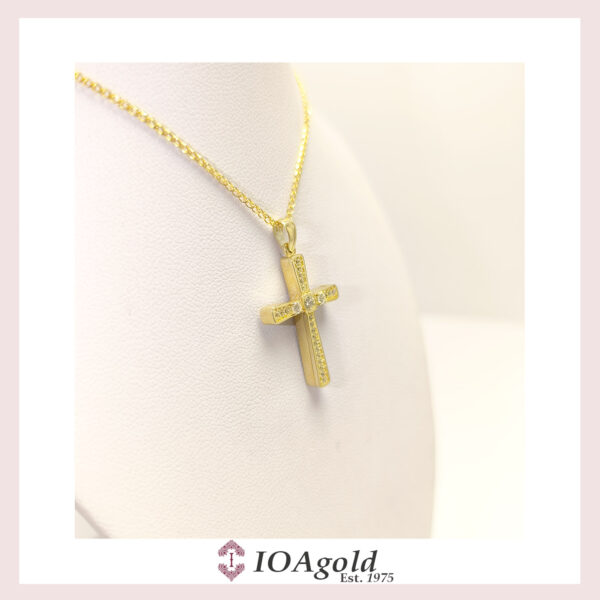 Gold cross 14k – Rou1-yg14