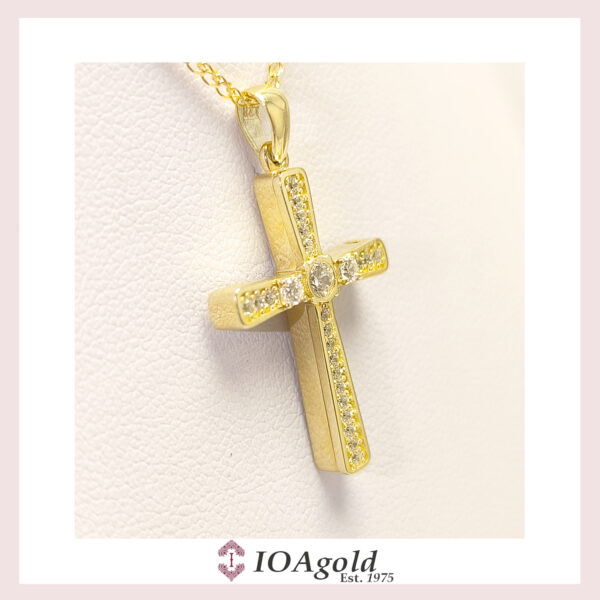 Gold cross 14k – Rou1-yg14