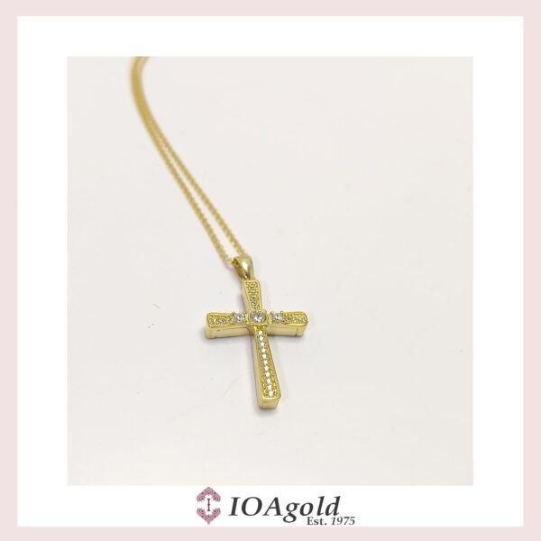 Gold cross 14k – Rou1-yg14