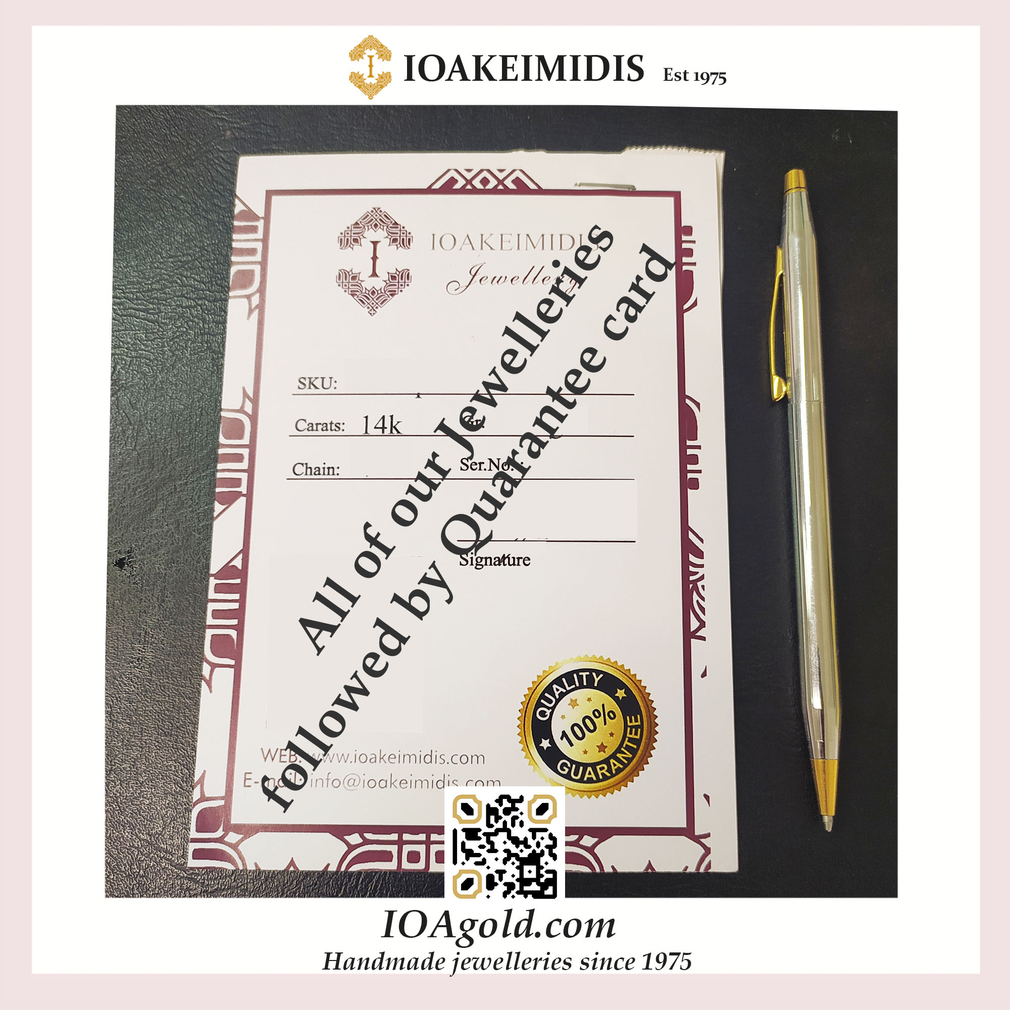 1 Quarantee card – IOAgold 1 Quarantee card – IOAgold