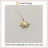 sun pendant 4 sun pendant - gold14k - IOAgold a