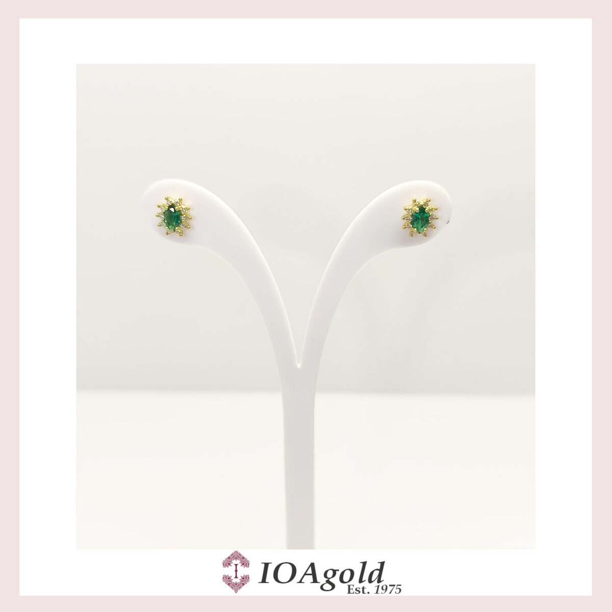 AIM-DA.ear.rosetta Green Oval yg 1