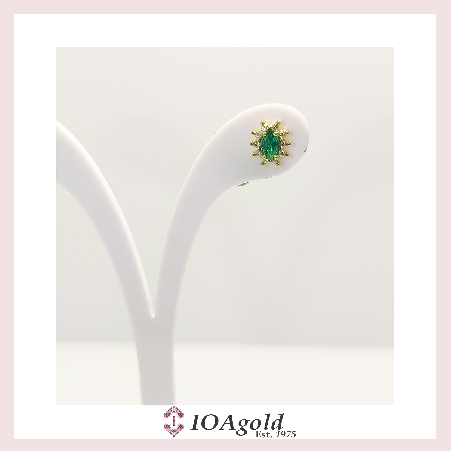 AIM-DA.ear.rosetta Green Oval yg 3