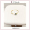 Aim-naveta-Blue topaz- 2 diamonds d Aim-naveta-Blue topaz- 2 diamonds d
