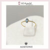 Aim-naveta-Blue topaz- 2 diamonds f Aim-naveta-Blue topaz- 2 diamonds f