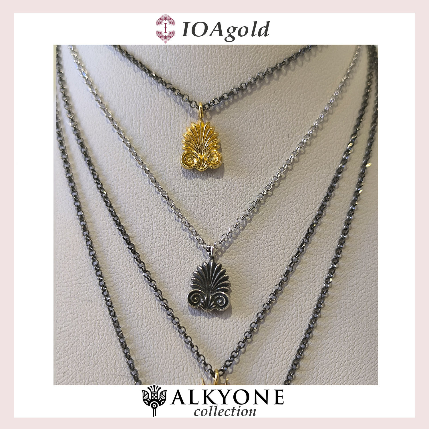 Alk-Anthemio silver necklase a