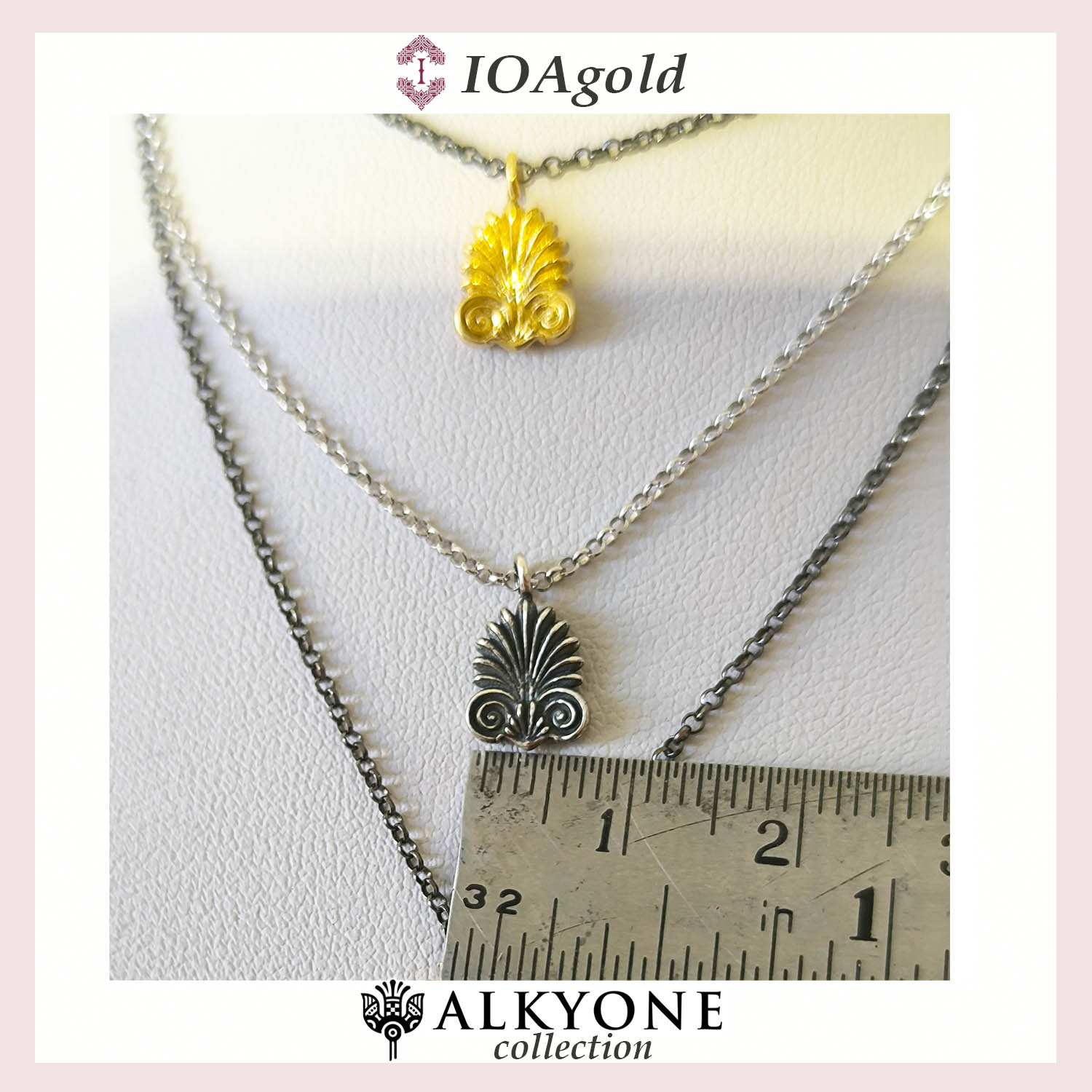 Alk-Anthemio silver necklase e