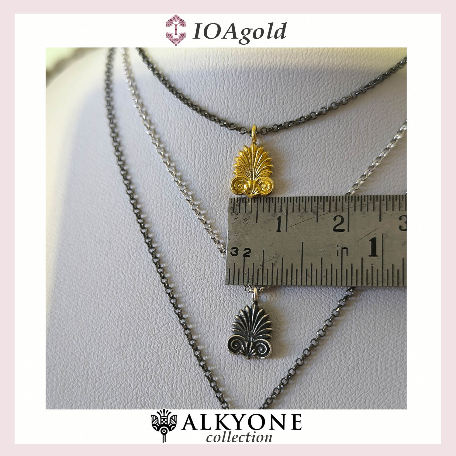 Alk-Anthemio silver necklase f