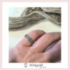 Alkyone-Meandric pattern silver ring b Alkyone-Meandric pattern silver ring b