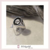 Alkyone -men silver ring OWL of Athina godess c