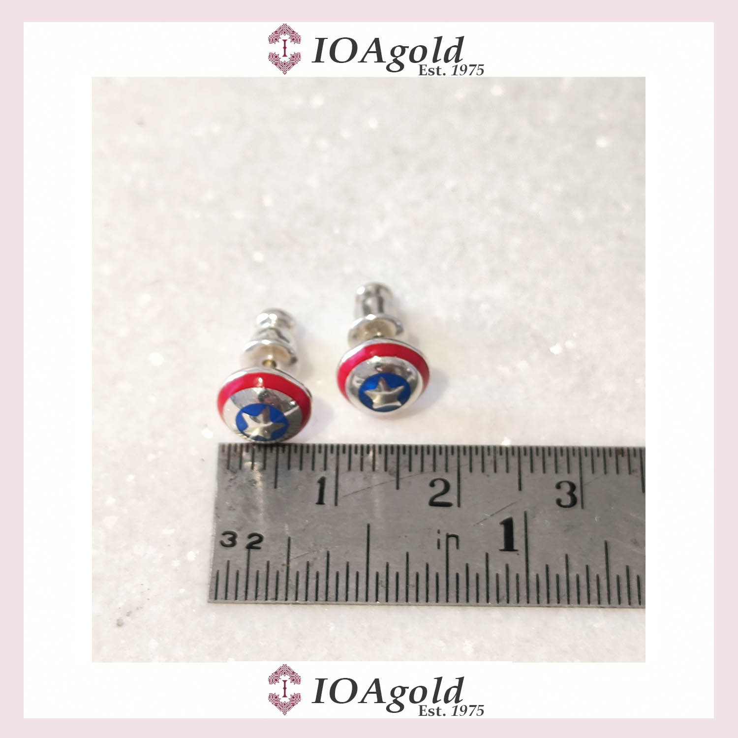 Captain America earrings e Captain America earrings e