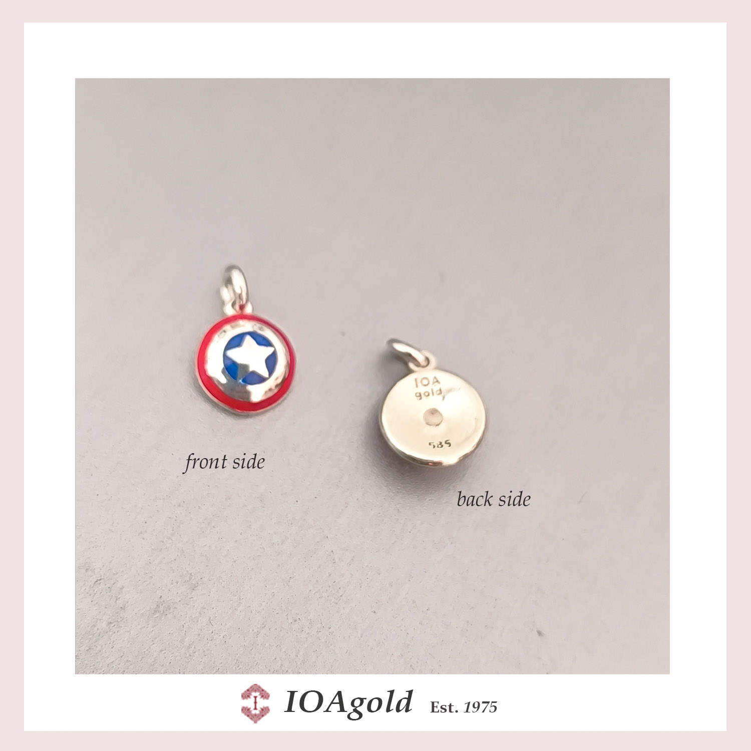 Captain America front view and back view Captain America front view and back view