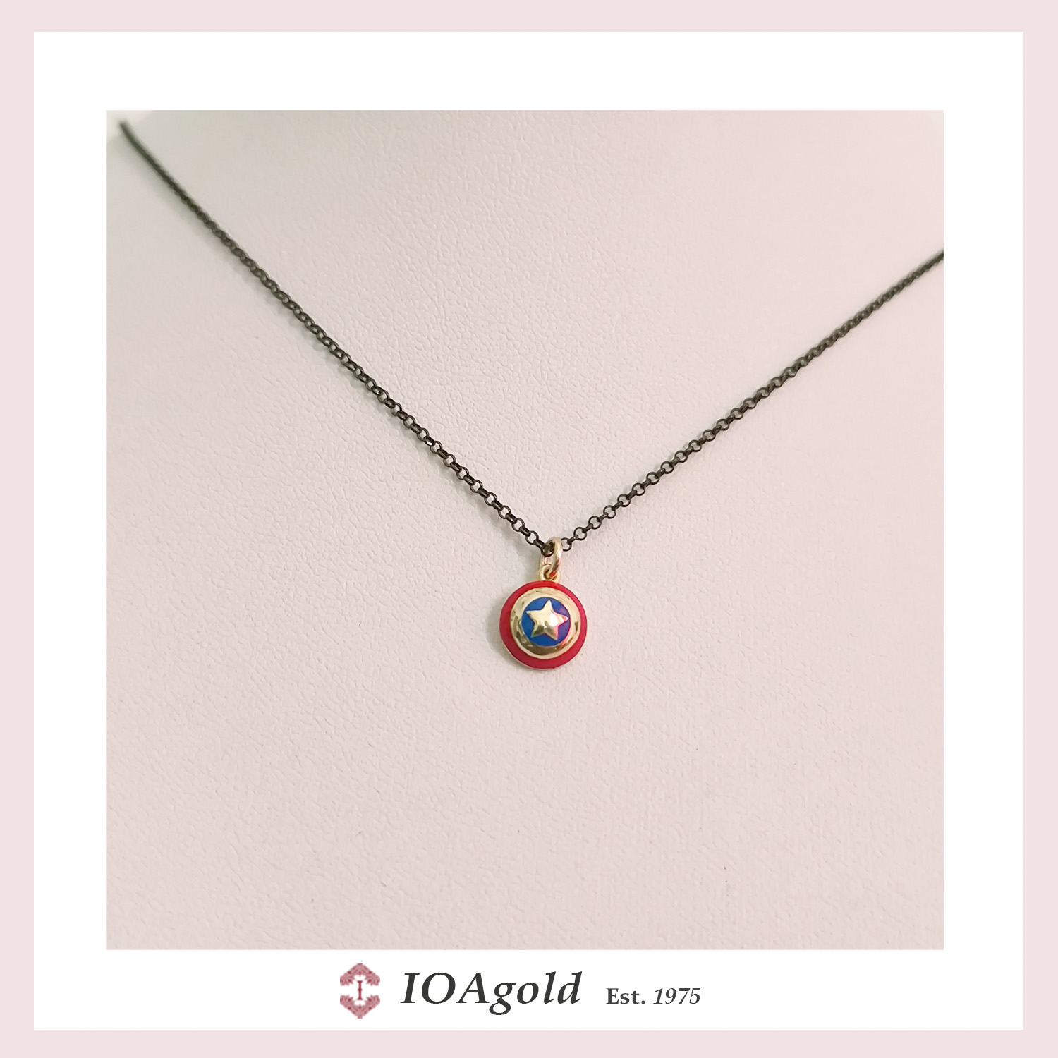 Captain America gold with black chain Captain America gold with black chain