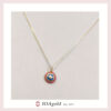 Captain America gold with gold chain b Captain America pendant gold with gold chain b