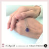 Efr- silver pendant Amethyst a