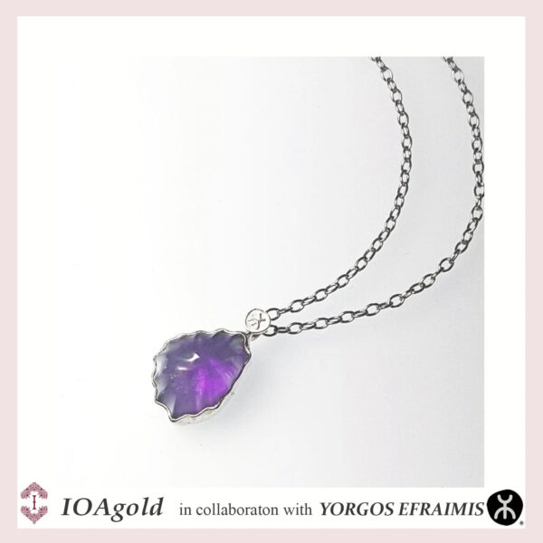 Amethyst stone silver pendant-efr.s.pend.amethyst1