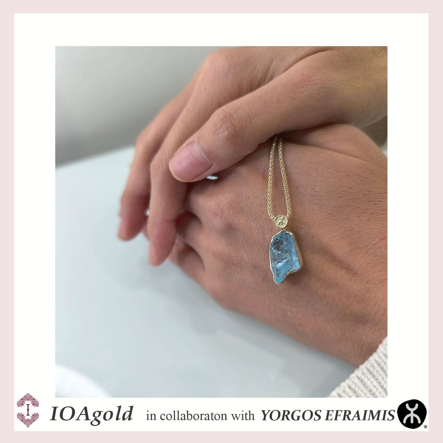 Efr- silver pendant Blue Topaz b Efr- silver pendant Blue Topaz b