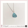 Efr- silver pendant Blue Topaz b2