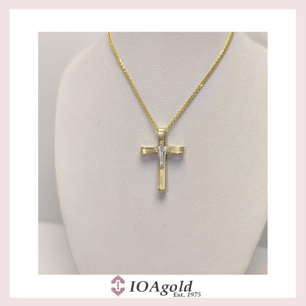 Gold cross 14k – Rou2-yg14