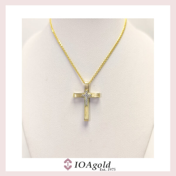 Gold cross 14k – Rou2-yg14