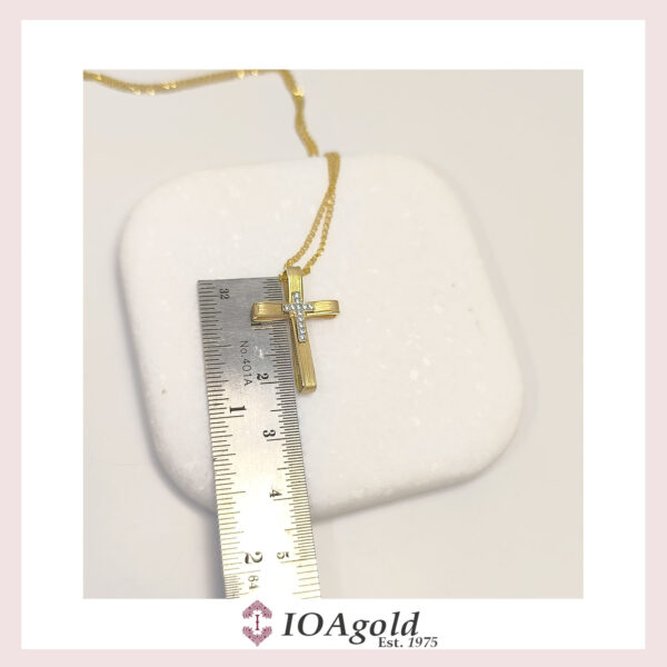 Gold cross 14k – Rou2-yg14