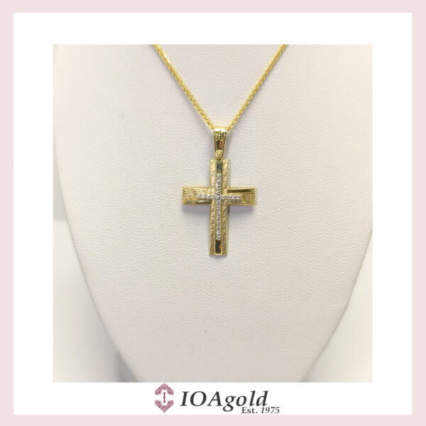Gold cross 14k – Rou5-yg14