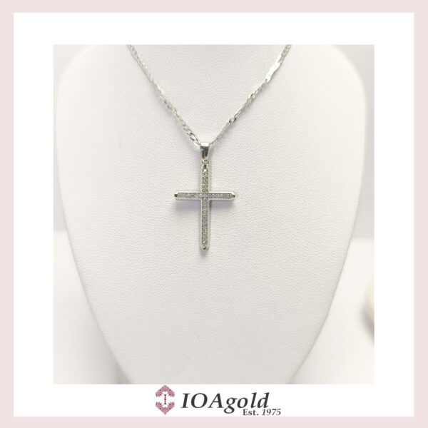 Gold cross 14k – Rou3-wg14