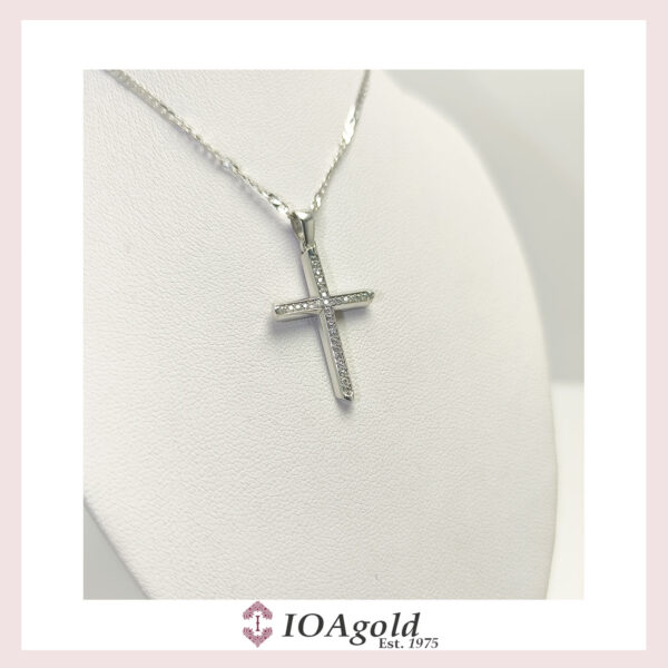 Gold cross 14k – Rou3-wg14