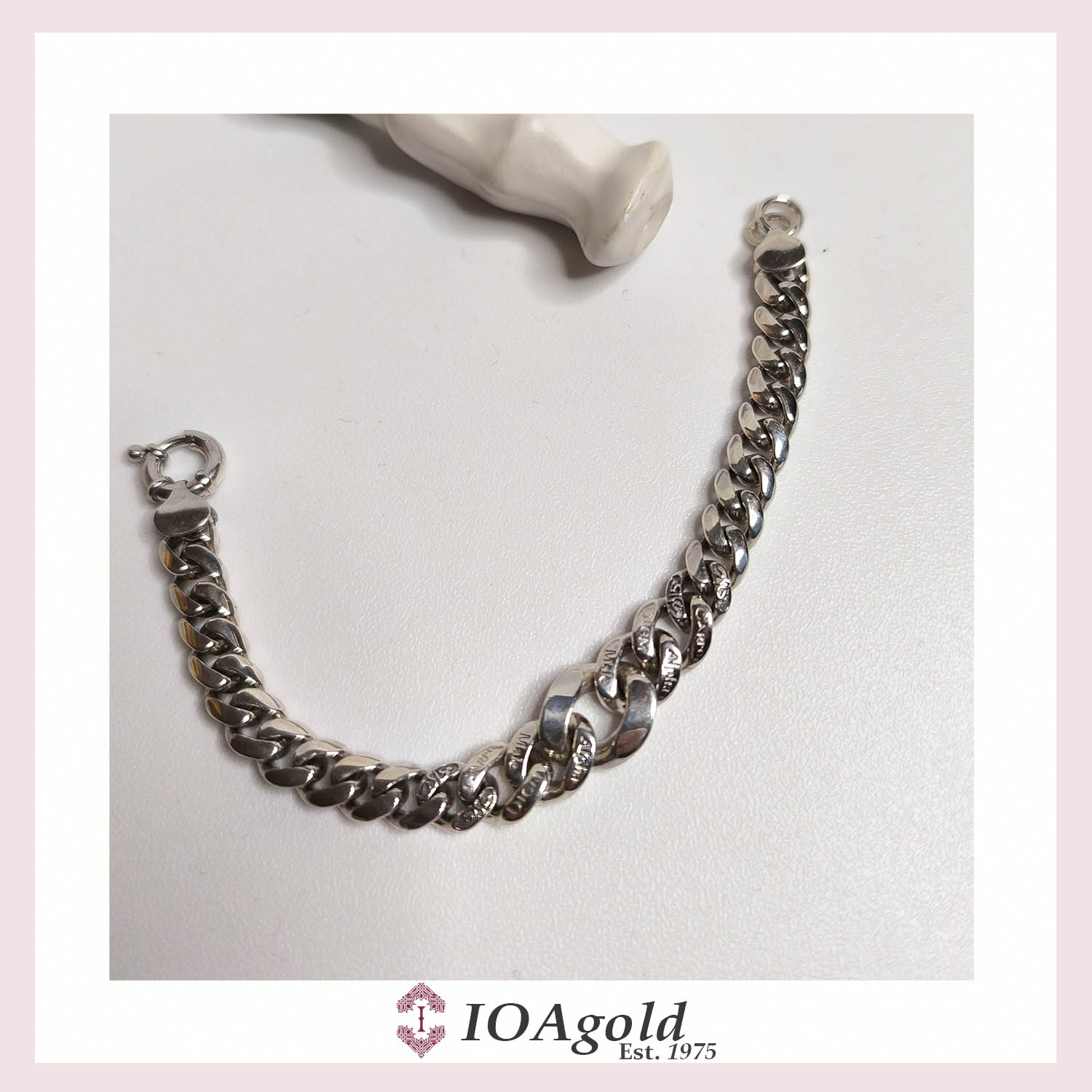 IOA – cuban bracelet -Alhpa male -Carpe diem -snakes d IOA – cuban bracelet -Alhpa male -Carpe diem -snakes d