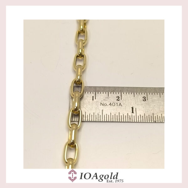 Gold 14k ”Papper clip”  bracelet – stam2