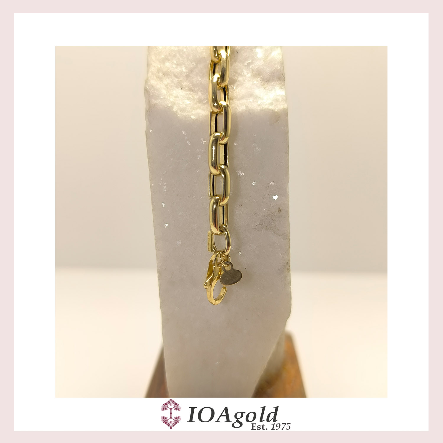 IOA-gold 14k bracelet funcy link v2 e IOA-gold 14k bracelet funcy link v2 e
